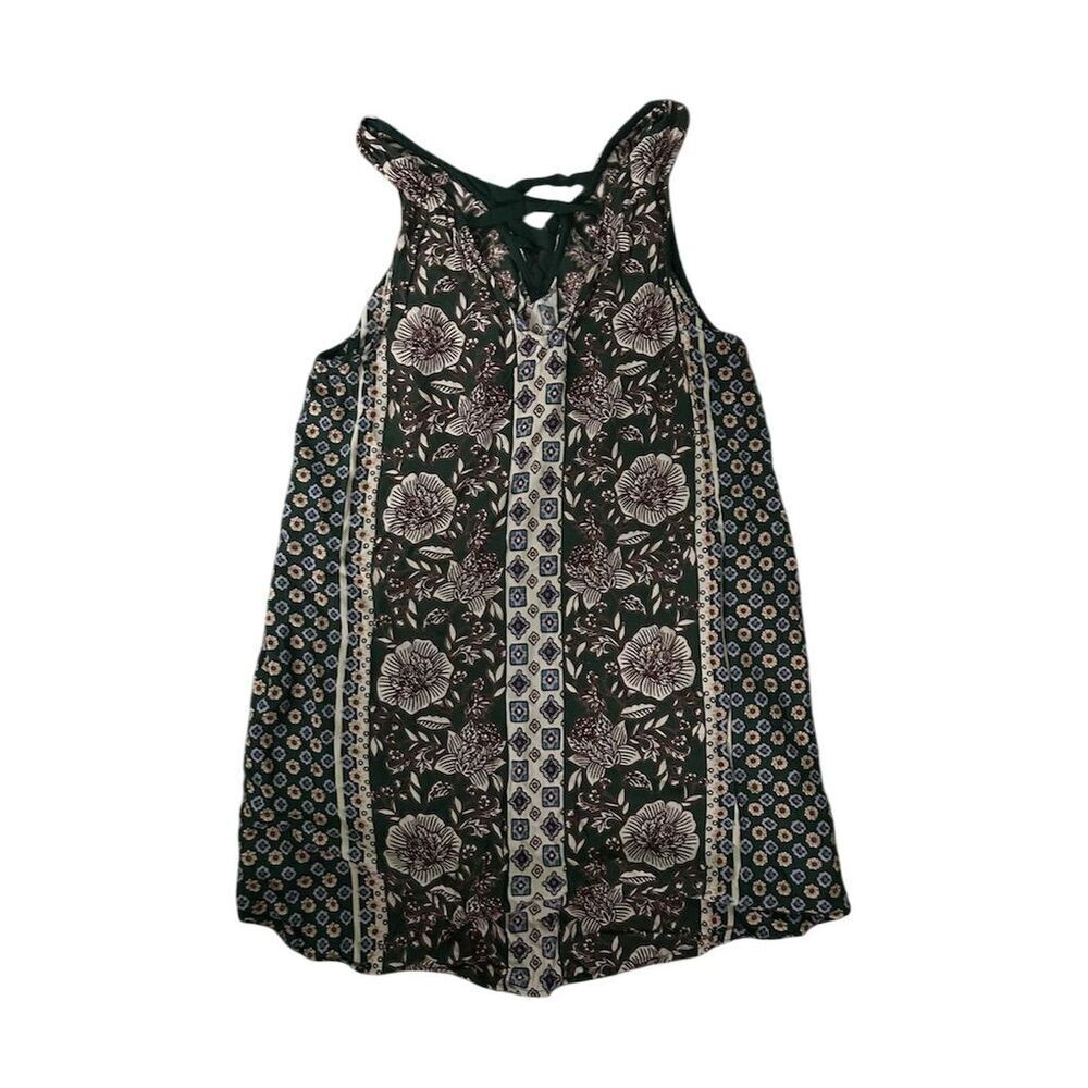 Nostalgia Women's S Sleeveless Floral Bohemian tank top  Multicolor - Picture 3 of 7